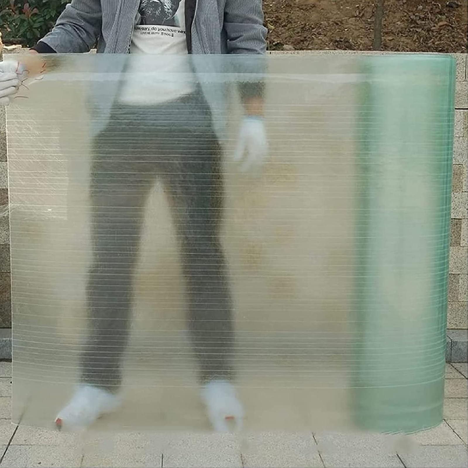 Feuille de toiture en polycarbonate panneau plastique de rechange pour vitrage serre