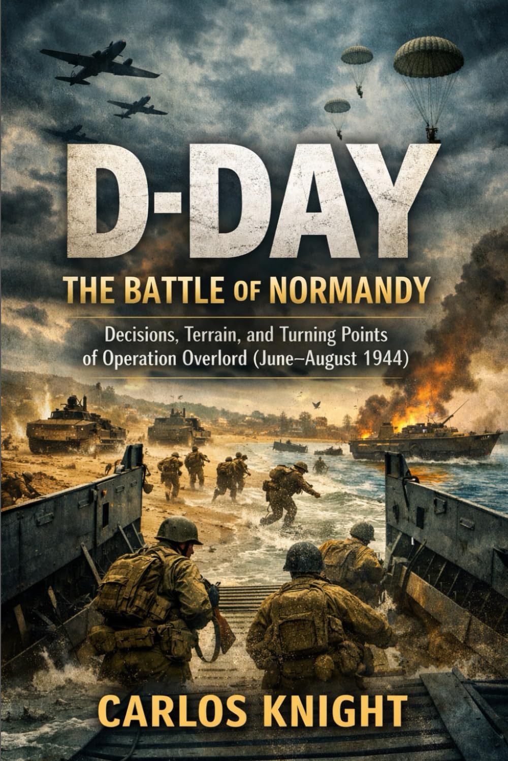 D-Day: The Battle of Normandy: Decisions, Terrain, and Turning Points of Operation Overlord (June–August 1944)