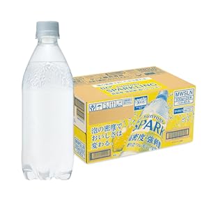サントリー 天然水スパークリング レモン ラベルレス 500ml ×24本 [炭酸水] まとめ売り実施中