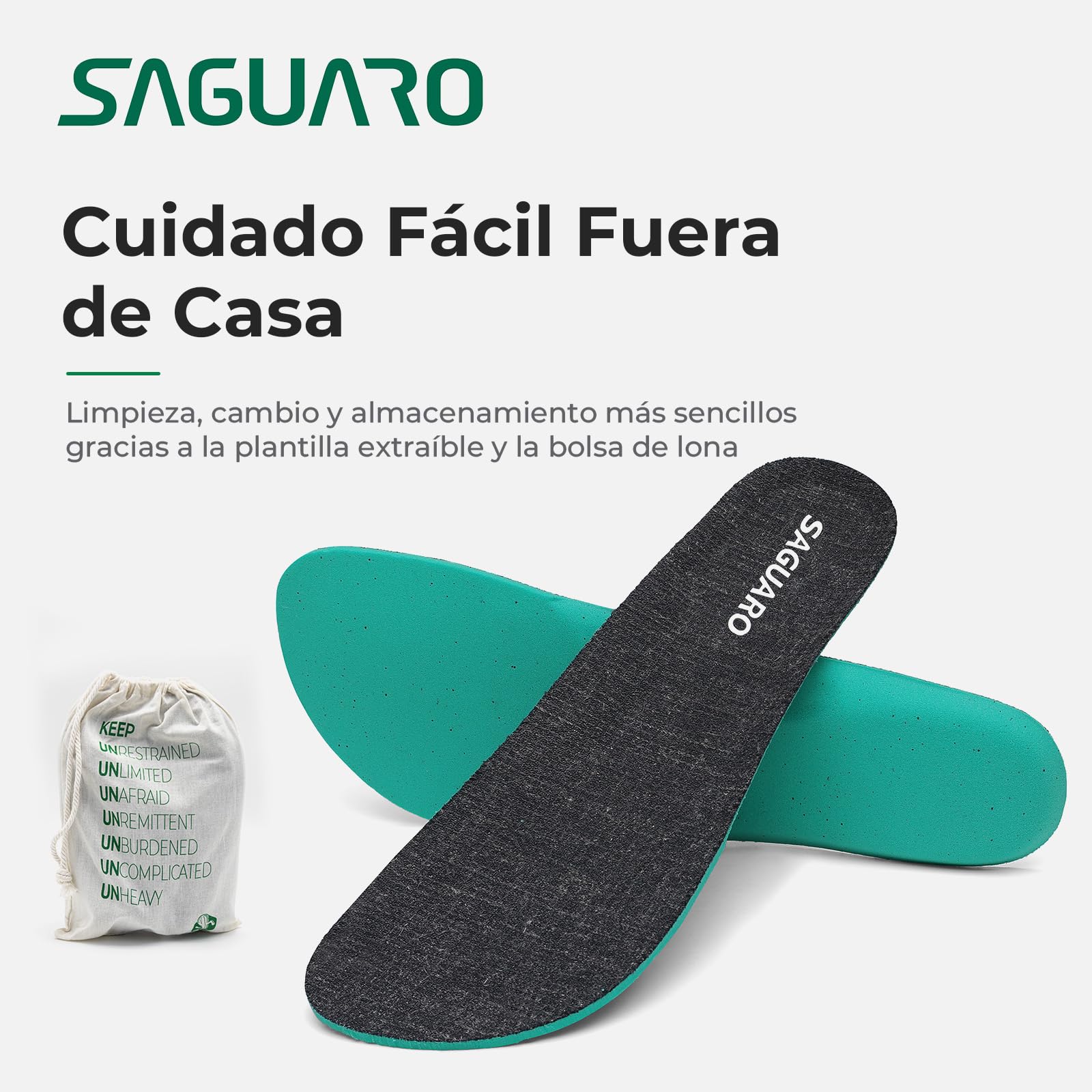 SAGUARO Zapatillas Barefoot Hombre Mujer, Calzado Minimalista Respetuoso - Zapatos Casual Deportivos para Pies Anchos, Ligeros y Antideslizante para Uso Diario, Trabajo y Viaje Caqui,Gr.38