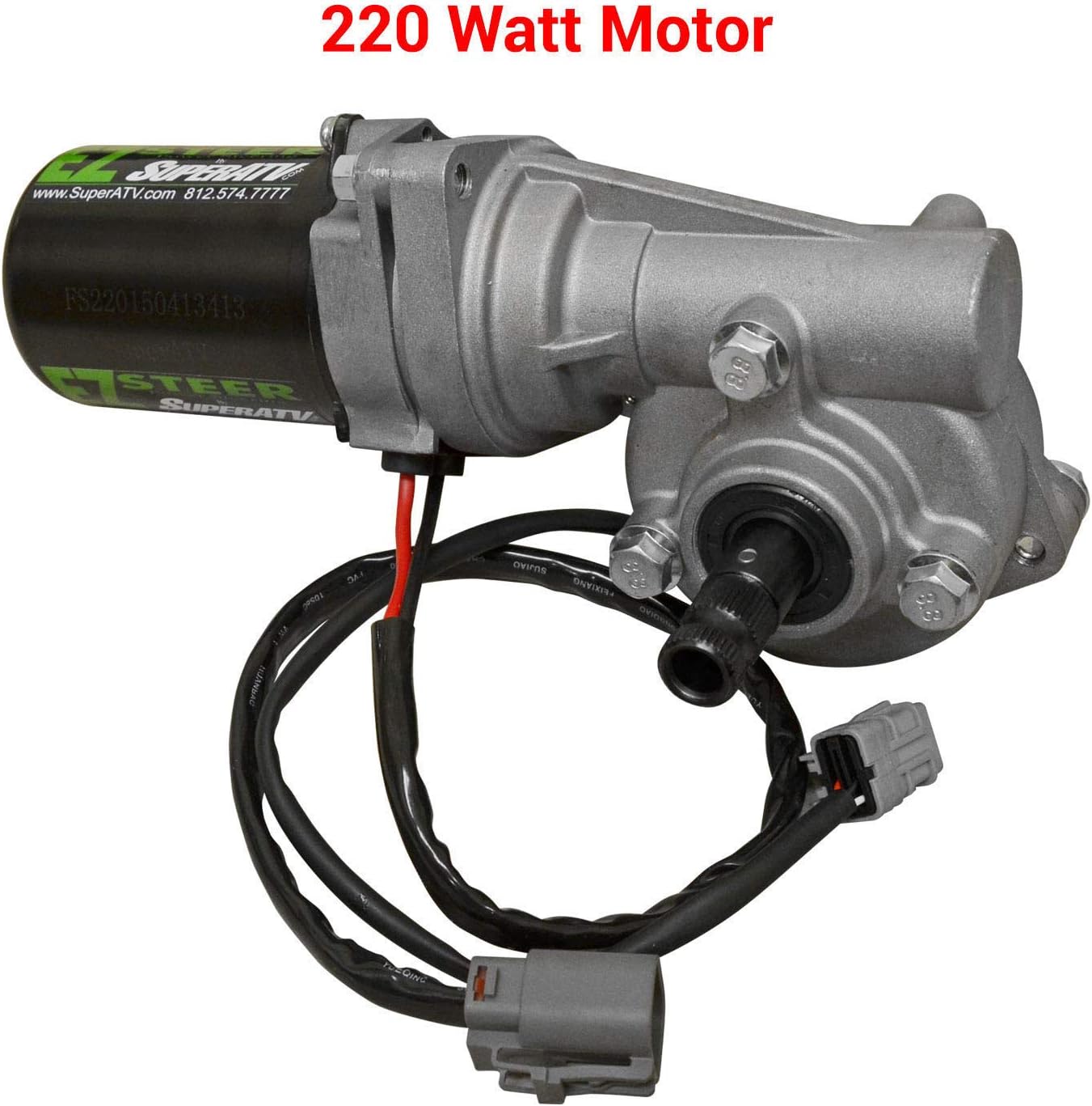 SuperATV EZ-Steer Power Steering Kit for Polaris, Gravely, and Bobcat | Reduces Steering Effort And Eliminates Bump Steer | Watertight Control Box And Connectors