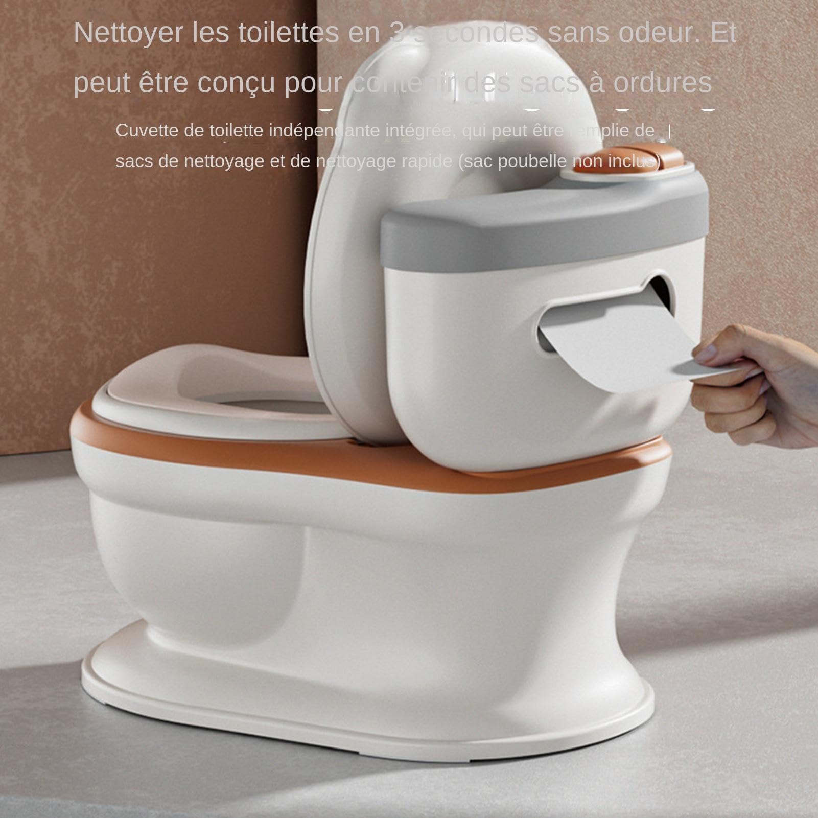 Töpfchen-Trainingstoilette für Kleinkinder, Töpfchen-Trainer-Toilette für | Kleinkinder, realistisches Töpfchentraining, spritzwassergeschützt
