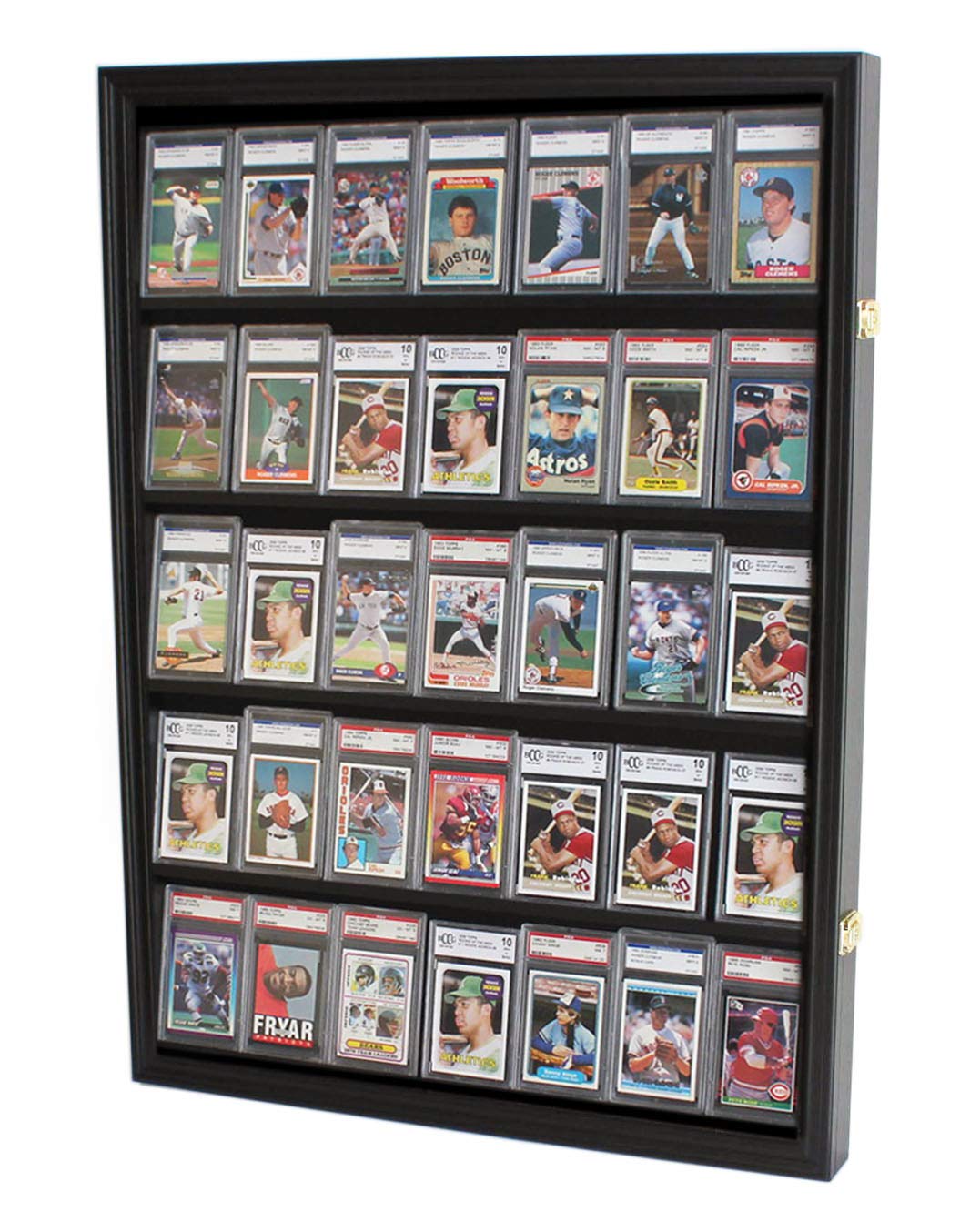 Buy DisplayGifts 35 Graded Sports Card Display Case Holds 5.5” Graded