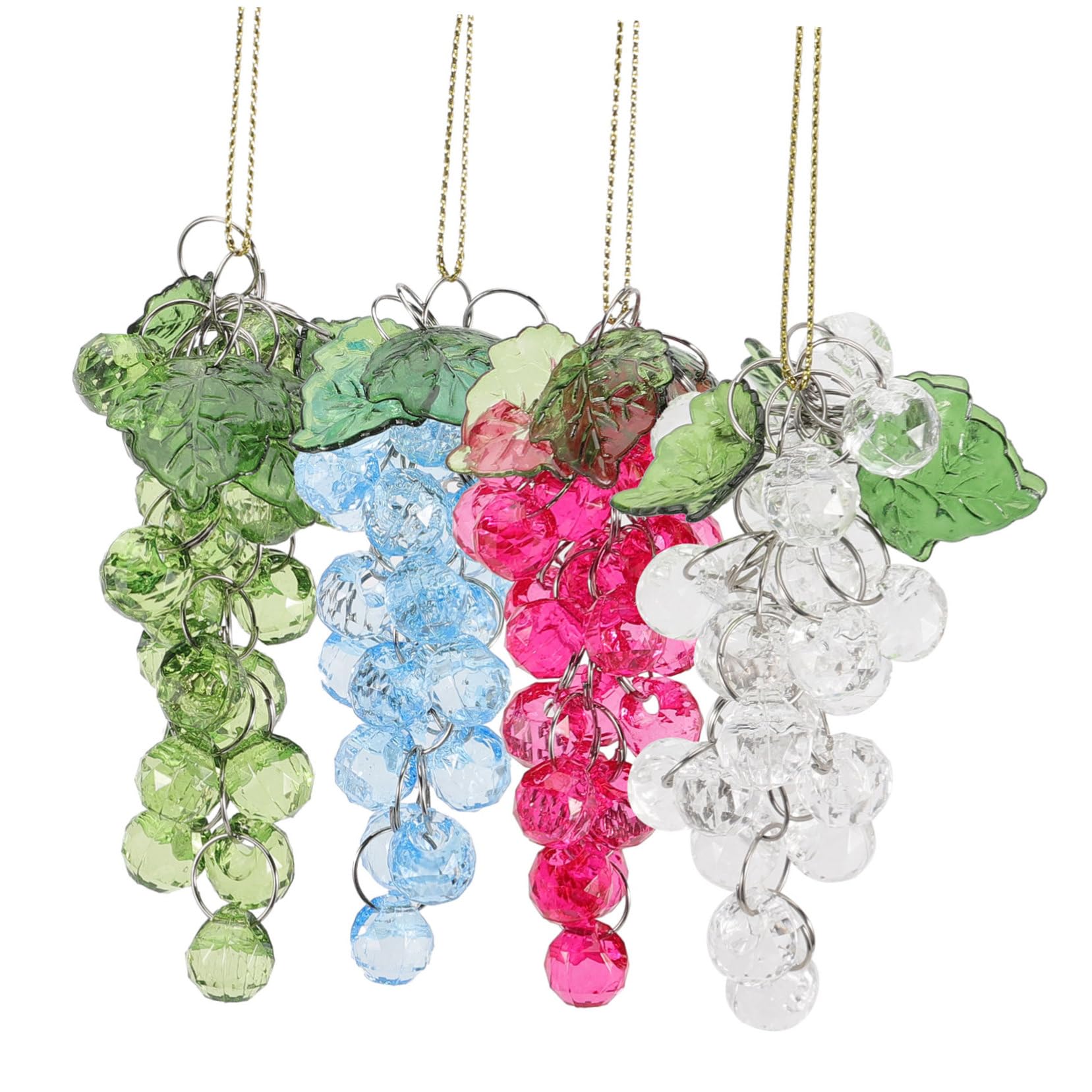 Amazon.co.jp: Zerodeko 4個 ぶどうのつるし飾り レモン の果物の