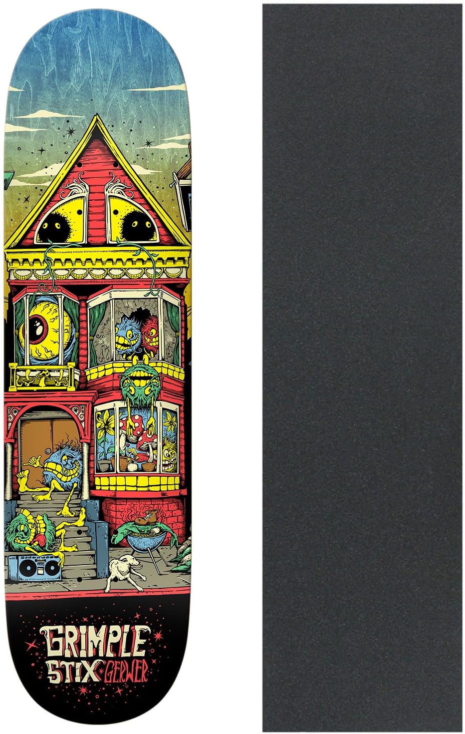 Anti Hero Skateboard Deck Gerwer Grimple Stix Victorians 8.25" x 31.5" with Grip