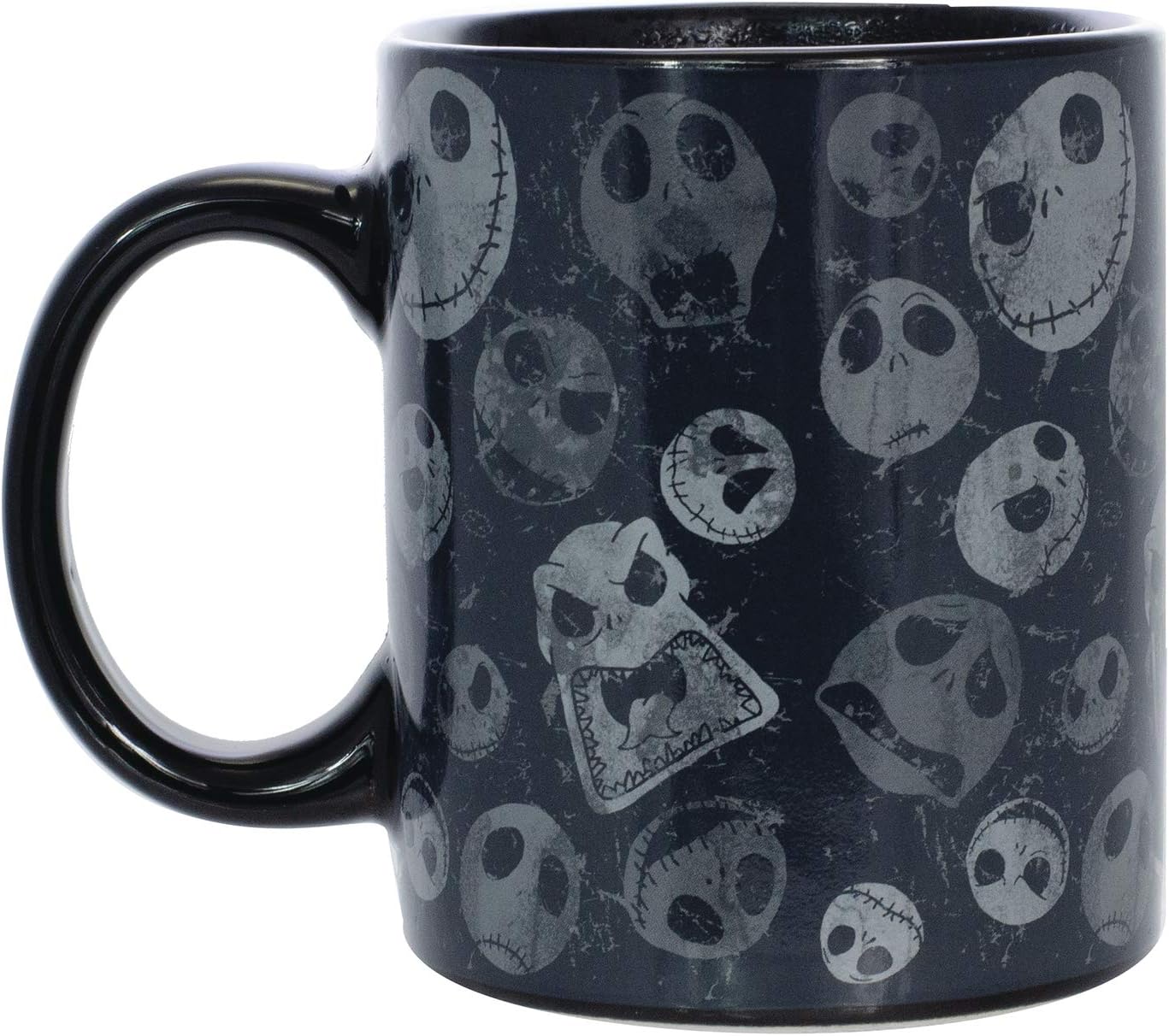 Seven20 The Nightmare Before Christmas All Hail King Jack - Appearing Heads Heat Reveal Ceramic Mug 11oz