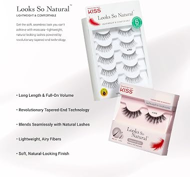 KISS Products No. 05 Ever EZ Lashes, 10 Count