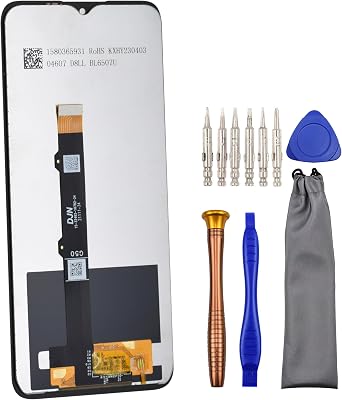 Complete Screen LCD Digitizer Touch Assembly Replacement for Motorola Moto G50 Motorola Moto G50 XT2137-1 XT2137-2 Black 6.5"