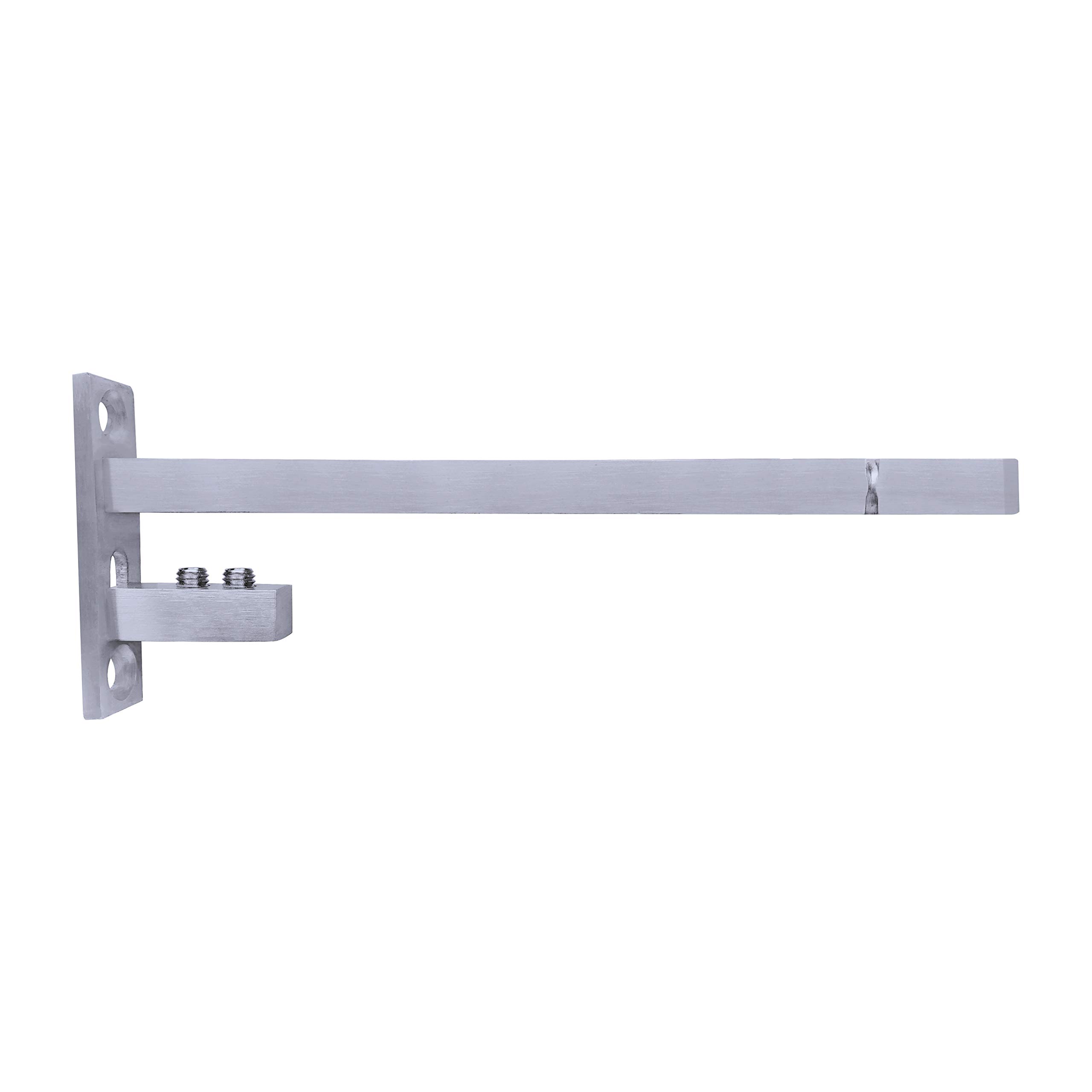 Atlantic F Type Glass Shelf Brackets - Stainless Steel -7 Atlantic F Type Glass Shelf Brackets - Stainless Steel -7