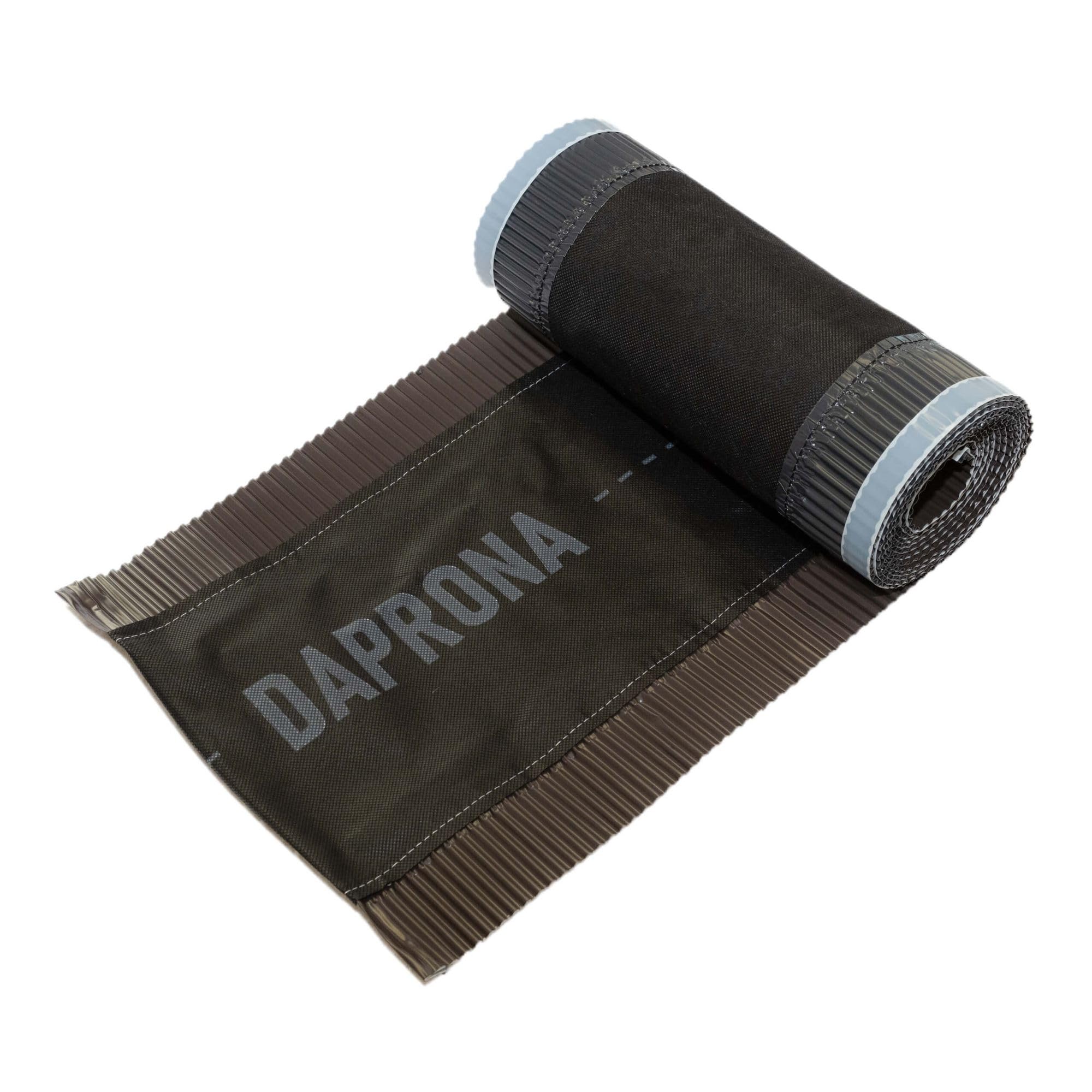 5m DAPRONA Dry Ridge Aluminium 180mm Brown RAL 8017 Super Butyl Adhesive