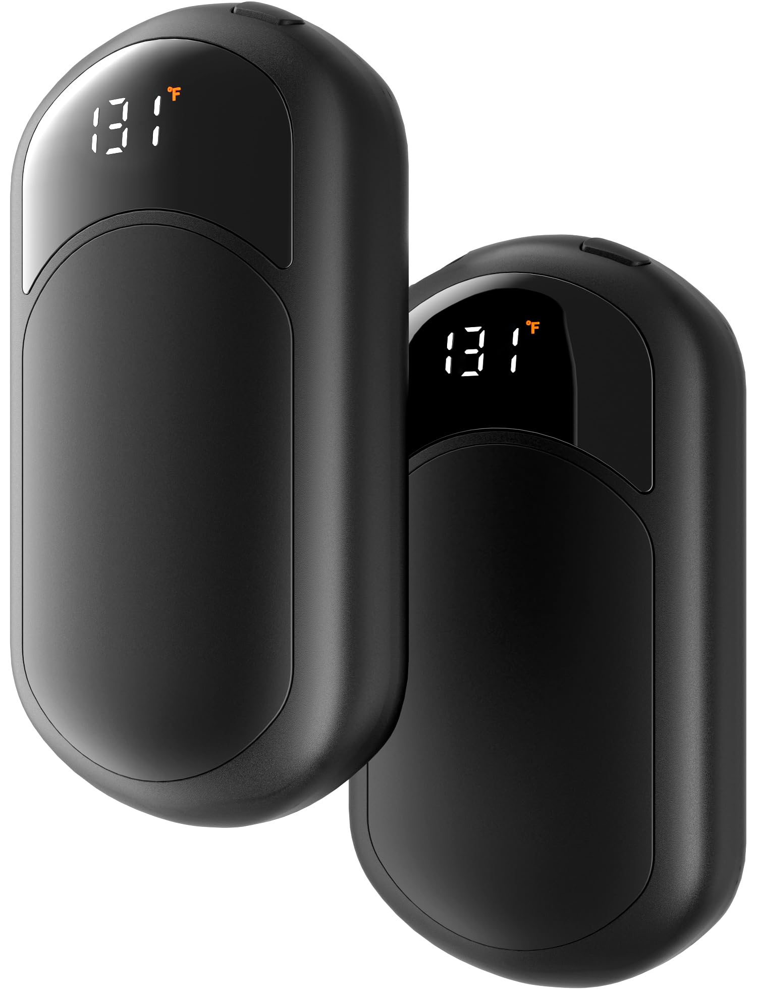 Hand Warmers Rechargeable, 3 Heat Levels (104–131°F) with AI Temp & Battery Display, Pocket Electric Hand Warmers, Fast Heating, Fits in Gloves, Gifts