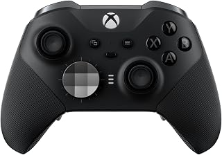 Xbox Wireless Gaming Controller | Elite Series 2 | Black | Consoles, PCs, TVs, mobile, and more | Adjustable Thumbsticks | Trigger Locks
