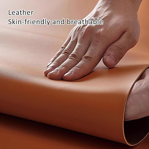 Miniatura 8 de JKGHK Dining Chairs Set, Kitchen Chairs with Curved Backrest, Leather Room Chair with Metal Legs, Armless Upholstered Living Room Chair, for