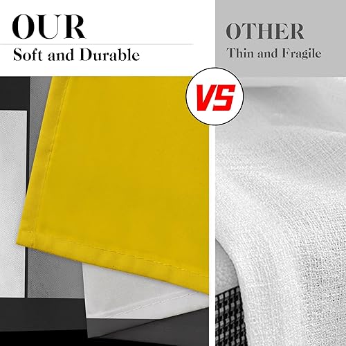 Vista 11 de Cortinas geométricas de cocina negras y grises de 63 pulgadas de largo, juego de 2, cortinas grises y blancas para dormitorio, sala de estar, Gris