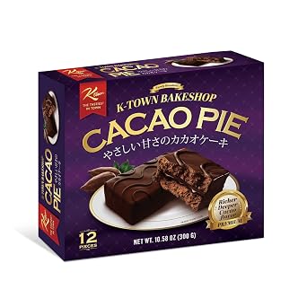 Korean Ktown Bakeshop Cacao Pie 10.58 Oz 300g X 12Pack