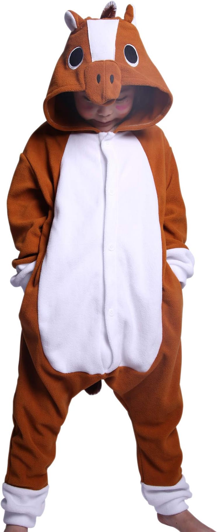 Kids Animal Onesie Cartoon Pajamas Halloween Cosplay Costume