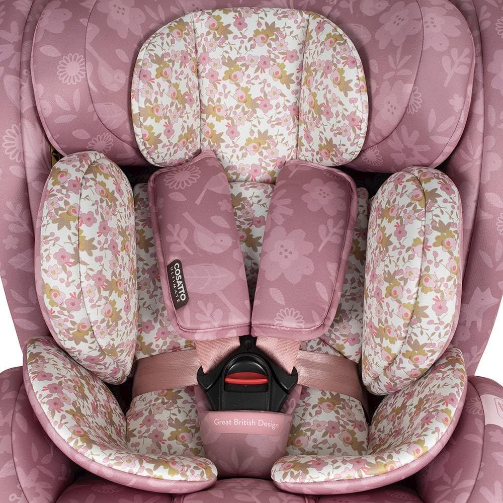 COSATTO i-Size - Seggiolino auto girevole a 360°, R129, gruppo 0+123, 0-36 kg, 0-12 anni, Isofix, ERF, esclusivo sistema anti-fuga (Camille)