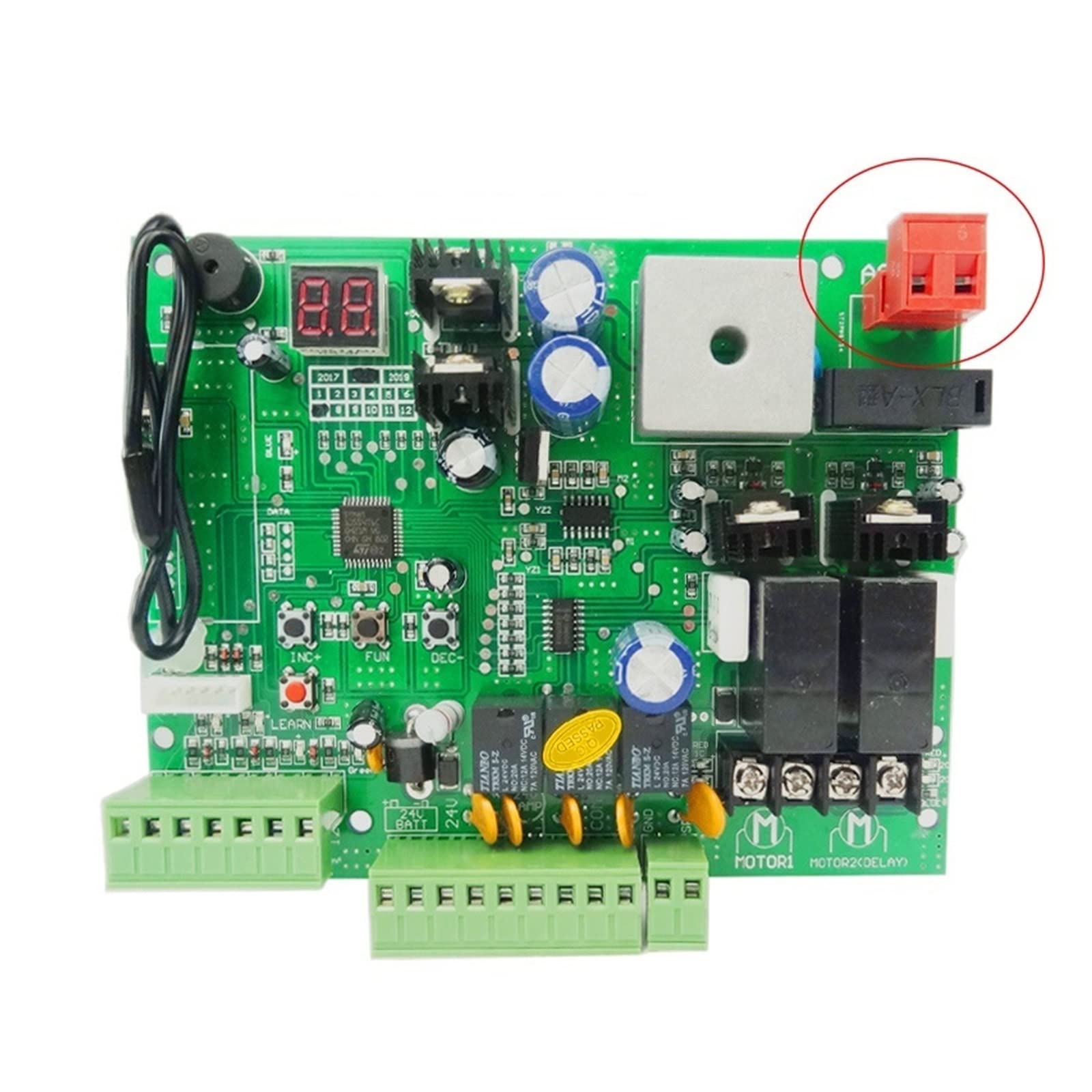 Apricancello automatico commerciale Tipo universale 12V/24V PCB Board for Automatico Doppio Braccio Battente Apri del Cancello Pannello di Scheda di Controllo Centro di Controllo Intelligente for Vial