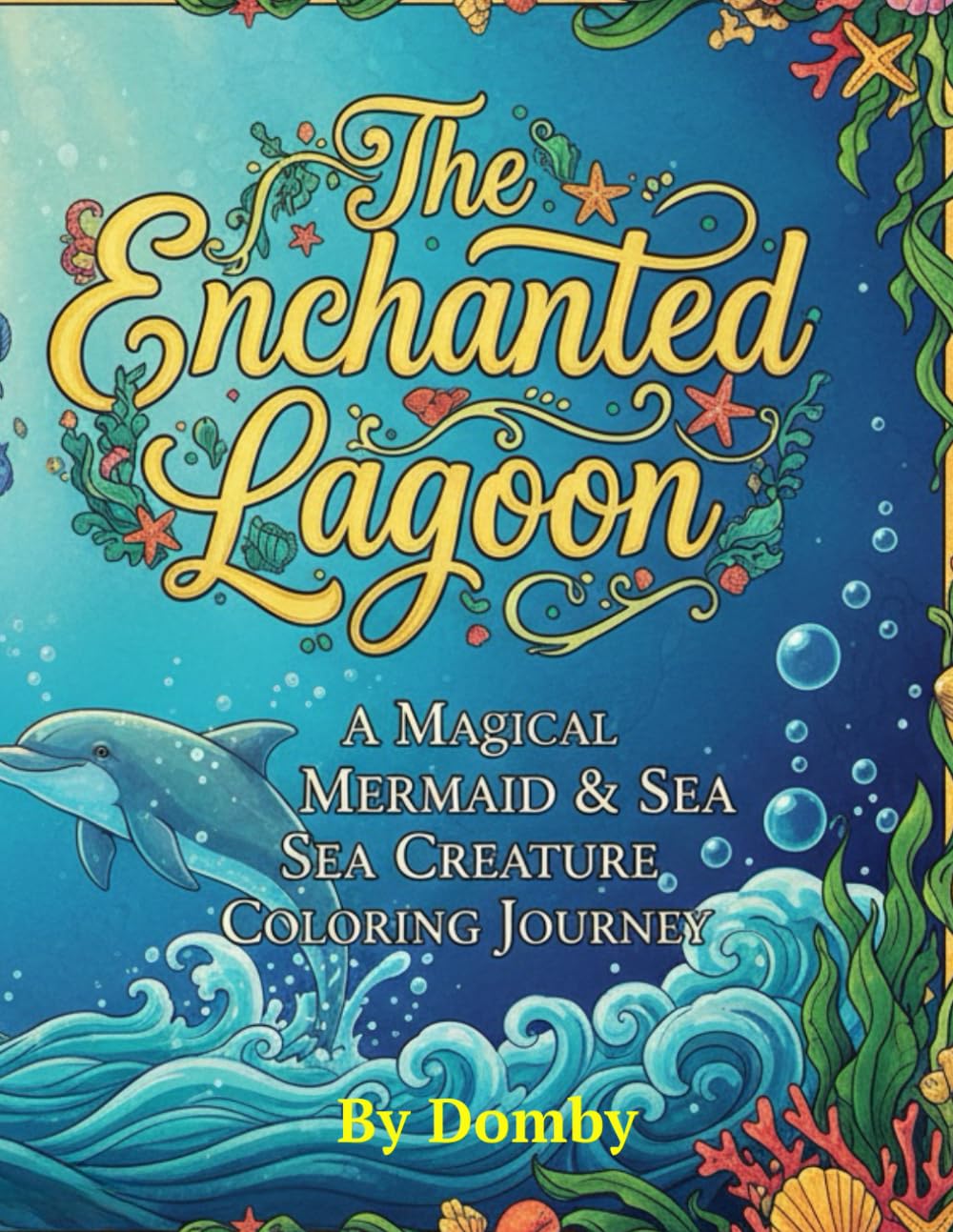 The Enchanted Lagoon: A Magical Mermaid & Sea Creature Coloring Journey