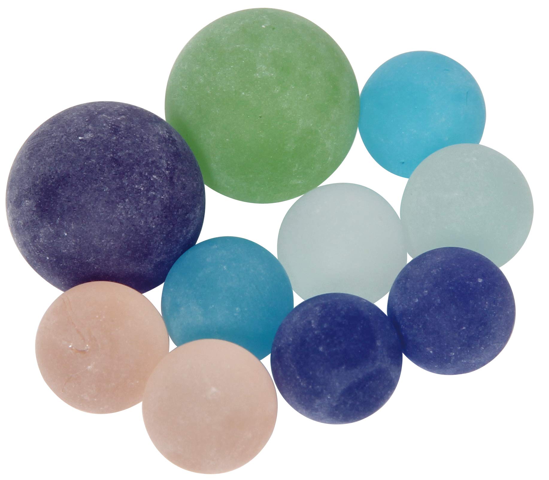Bartl Lot De 20 Billes En Verre Givrées – 25 Mm – Déco Brillante Pour Maison – Idée Cadeau Collectionneur