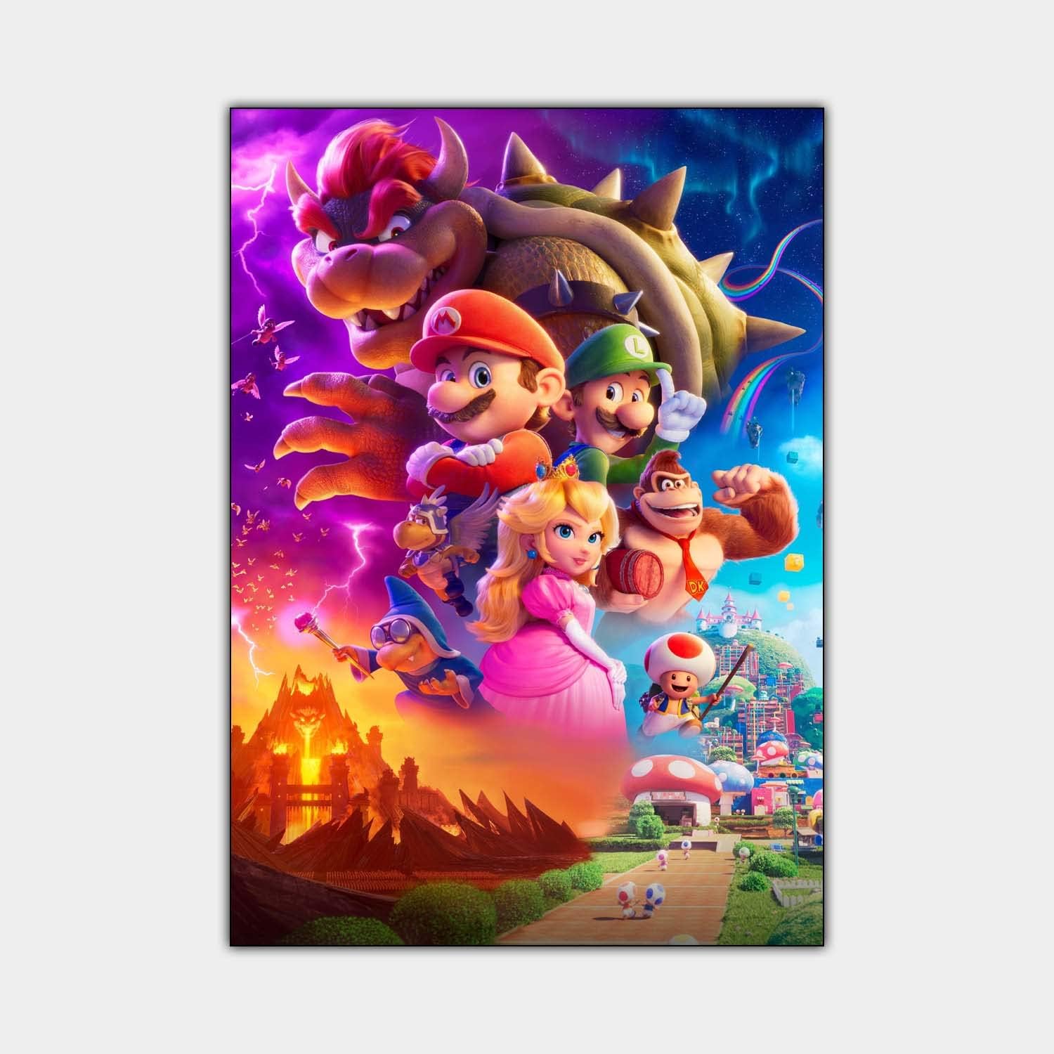 Amazon.co.jp 【映画 ポスター 】ザ・スーパーマリオブラザーズ・ムービー ポスター，THE SUPER MARIO BROS