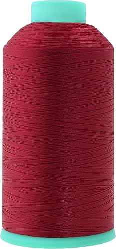 Miniatura 1049 de Mandala Crafts Hilos de coser resistentes de nailon consolidado, hilo para tejer jeans de cuero, hilos de tapicería marina al aire libre, Beige