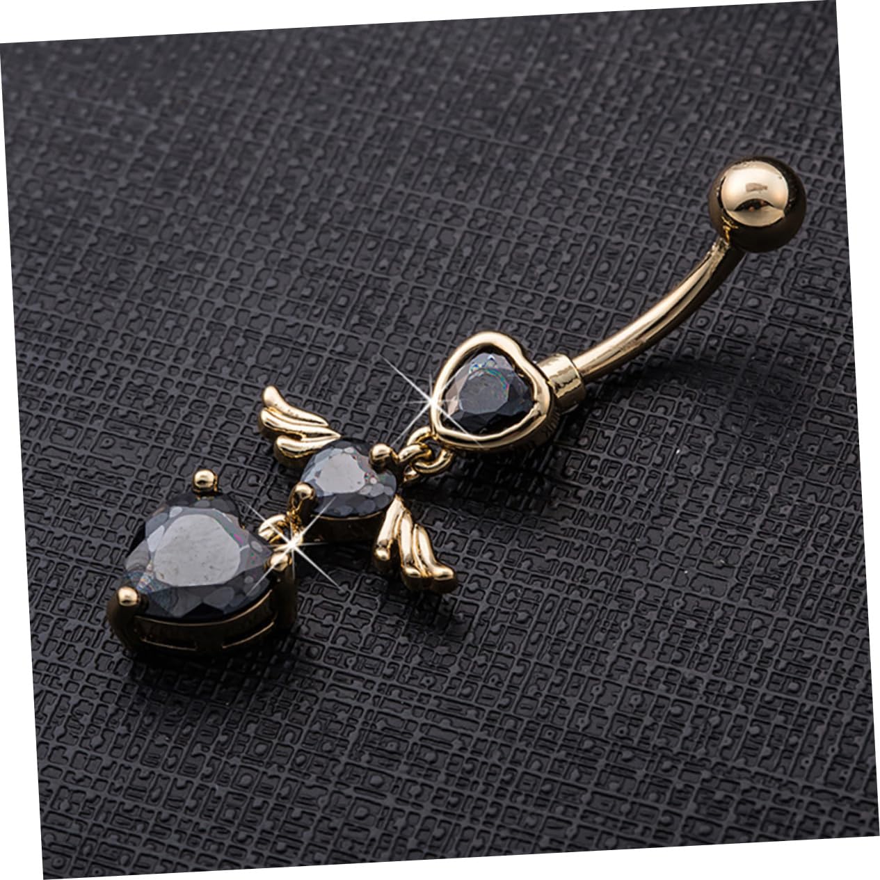 SHERCHPRY 15 Piezas uñas del ombligo anillos del vientre piercings en el ombligo belly button piercing barra con pesas piercing en el ombligo anillos de vientre para mujer Acero inoxidable