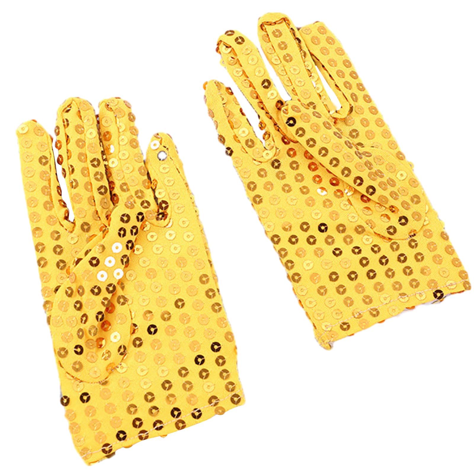 GMBYLBY Dance Competitions Show Sequins Gloves Kids Party Mittens with Sequins Full Finger Festival Celebrations Costume Sparkling Kids Full Finger Long Long Winter