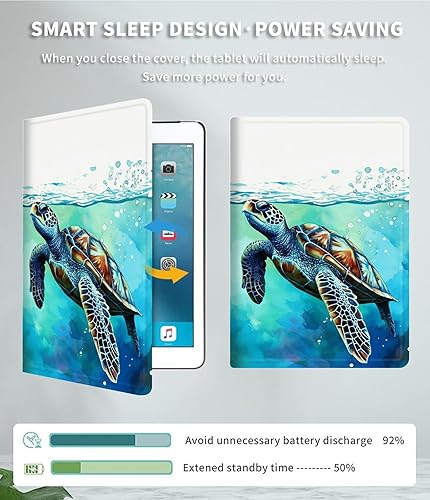 Vista 44 de Funda para Kindle de 6 pulgadas (11.ª generación, versión 2024/2022) delgada de piel sintética, ajustable, multiángulo, Smart Shell con función