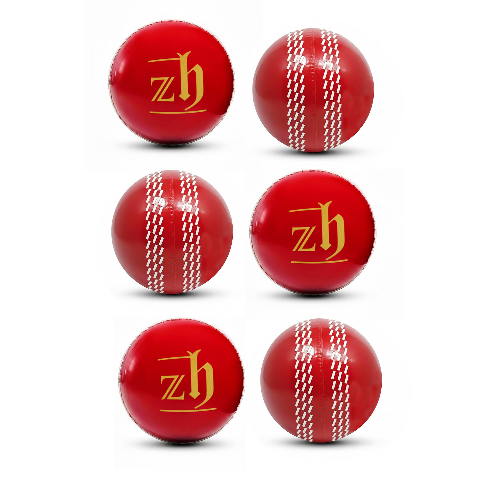 ZH Zhoosh i-20 Soft Synthetic Cricket Ball Standard - Pack of 6-image-37