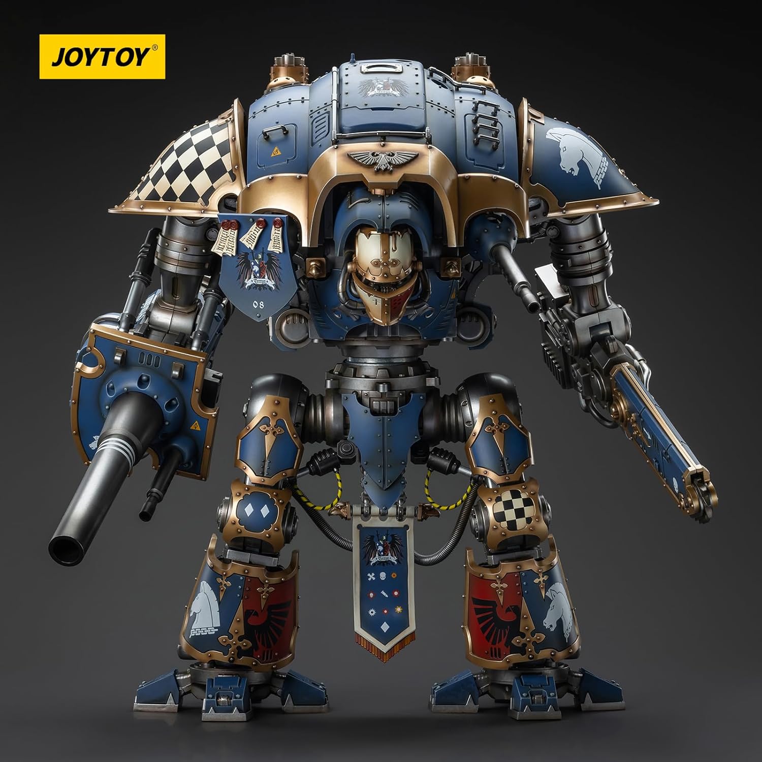 JOYTOY Warhammer 40k Imperial Knights, Imperial Knights House Terryn Knight Paladin 1/18 Action Figure, Dedicated to You Who Love Collecting