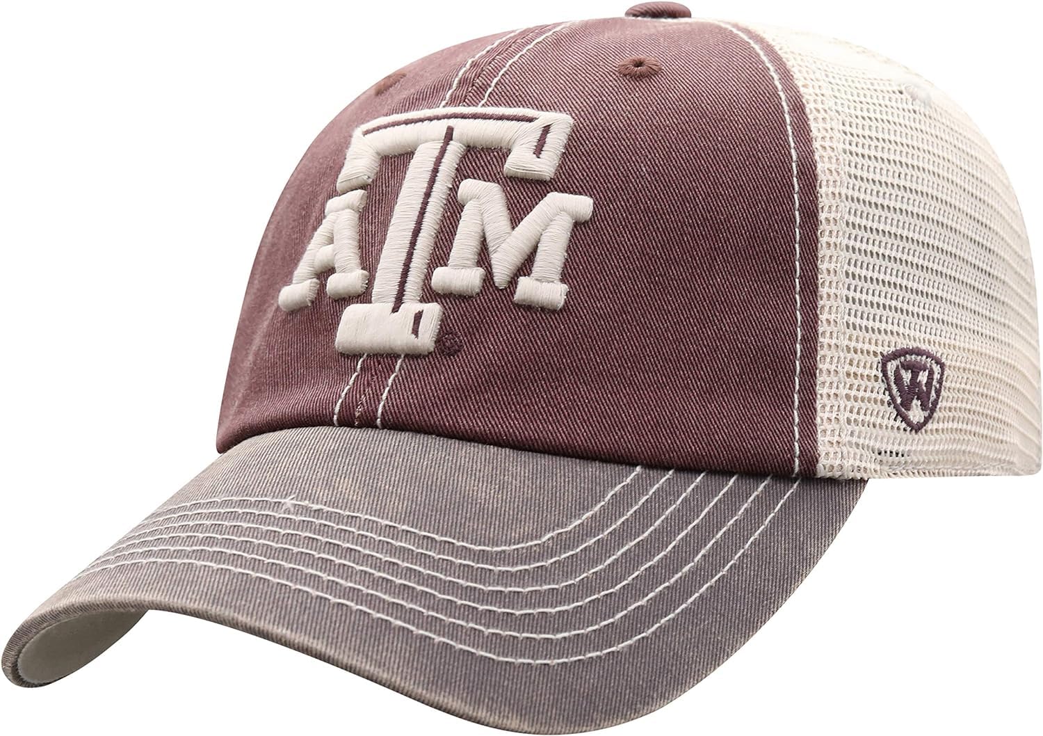 Pro Sport Collegiate Hats - Fitted Caps Adjustable Hats and Snapbacks Available, Texas A&m Mesh, One Size โ image 1