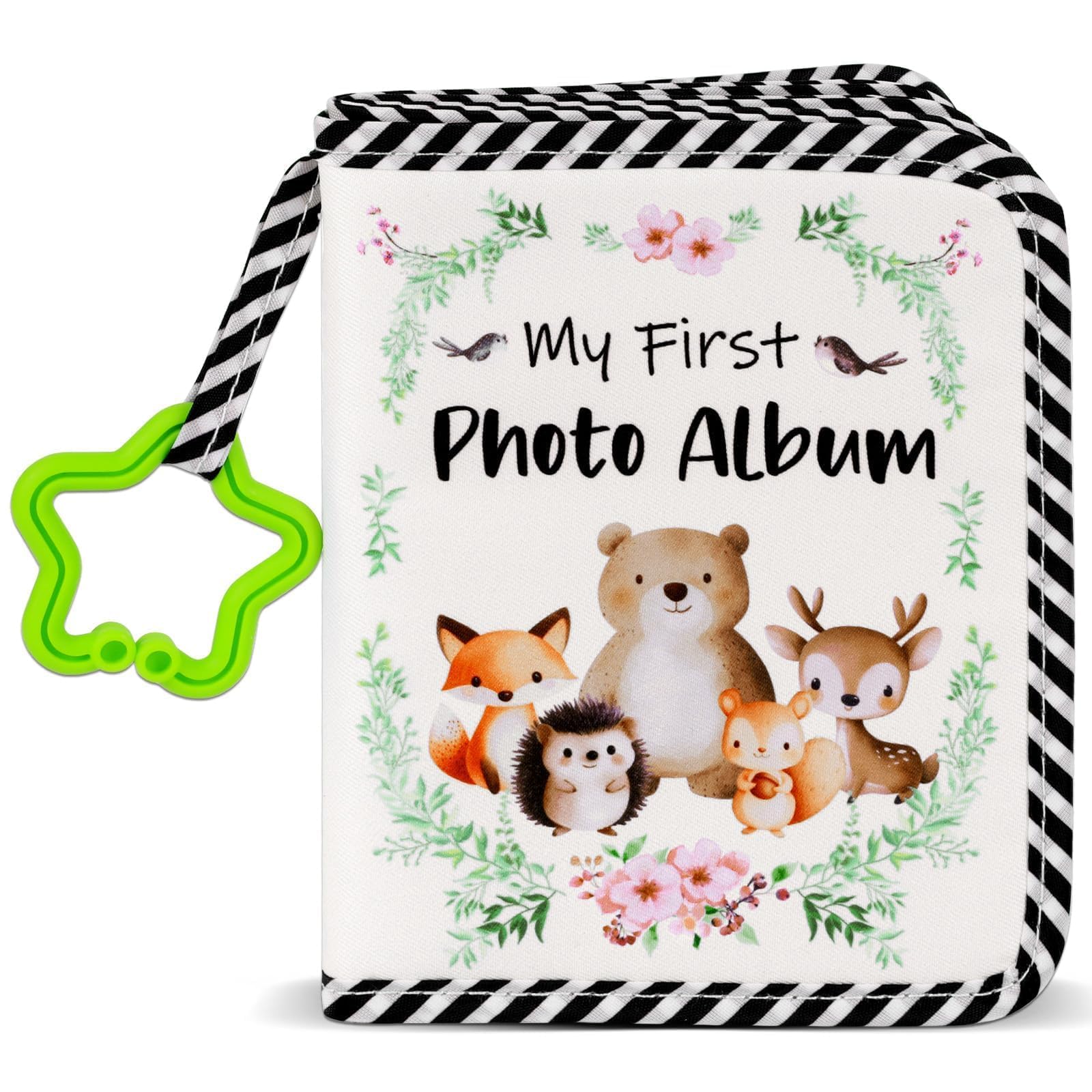 Photo 1 of 's My First Family Album Soft Photo Cloth Book Woodland Animal My First Book of Photos Memory Album Gift Holds 4x6 Pictures for Babies Newborn & Shower
