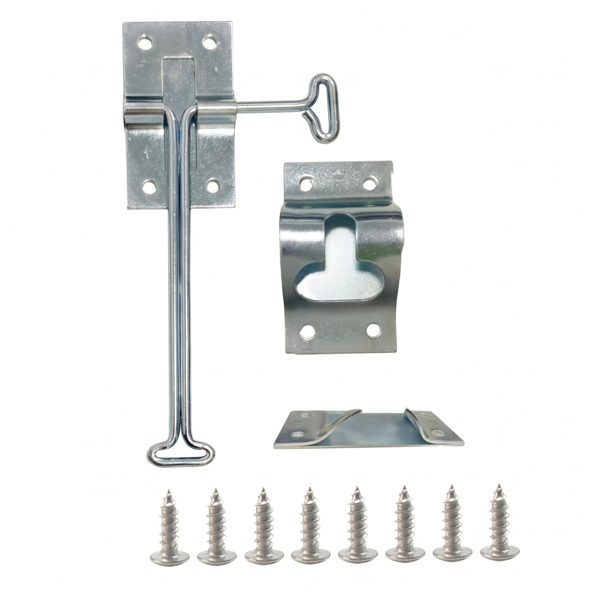 6 Inch Metal RV Door Holder Catch Easy Install for Trailer Cargo Van RV Door Latch