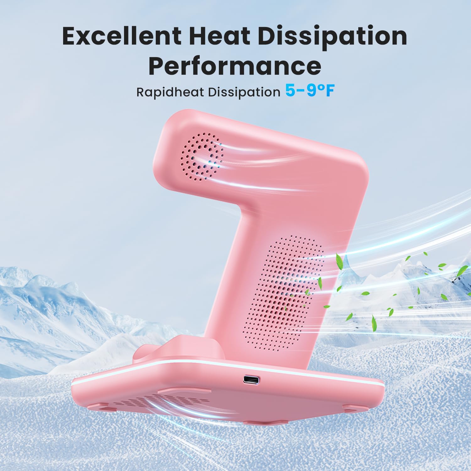 WAITIEE Wireless Charger 3 in 1 Charging Station for for iPhone 16 15 14 13 12 11 X 8 & for Apple Watch, for AirPods 1/2/3/Pro/Pro 2 with Lightning Charging Case(Purple): WAITIEE Wireless Charger 3 in 1, 15W Fast Charging Station for Apple Watch 10/9/8/Ultra 2/Ultra/SE/7/6/5/4/3/2, for AirPods 3/2/1/Pro for iPhone 16/15/14/13 /Plus/Pro/Pro Max/12/11 (Pink)