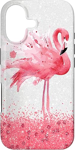 Vista 88 de Funda para iPhone 13 Cute Flamingo Women Girls Flamingos Birds