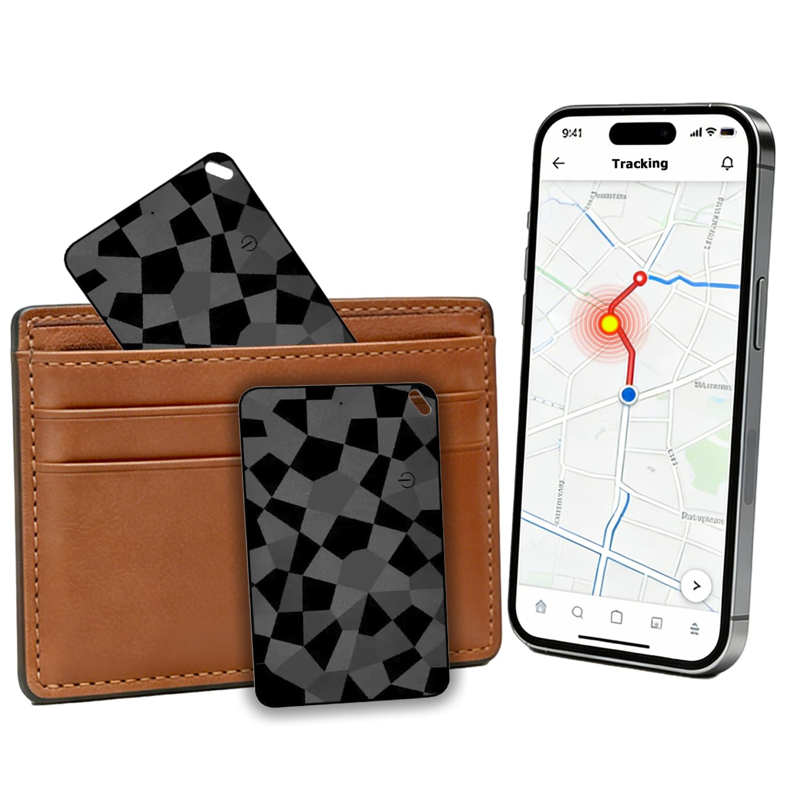 Wallet Tracker Card - Wallet Finder for Gift. GPS Tracker for Apple Find My, 0.07in IP68 Waterproof for Luggage Tags&Passports. Phone Finder. Wireless Charging [Apple MFi Certified]-image-36