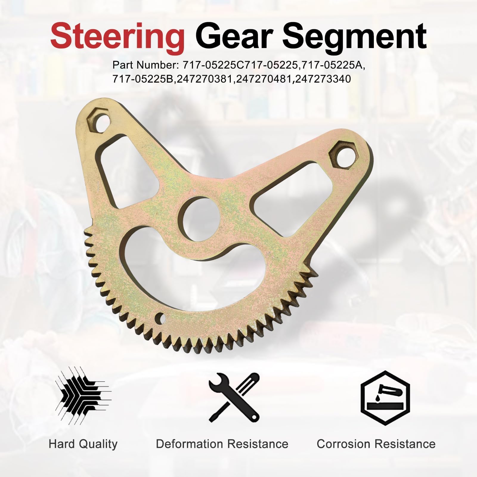 Amazon.com: joytrace 717-05225C Lawn Tractor Steering Gear Segment
