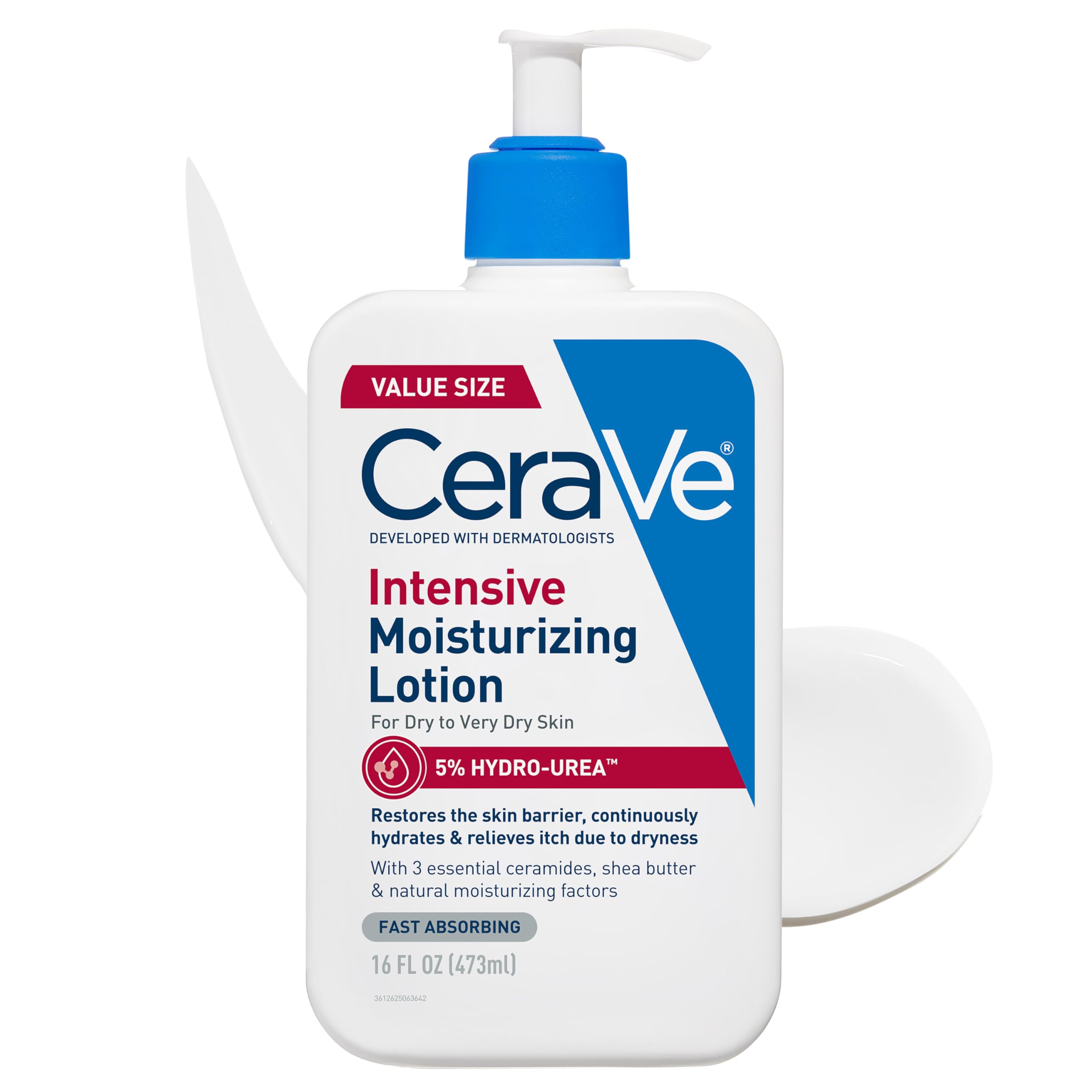 CeraVe Intensive Moisturizing Lotion, Hydro-Urea + Shea Butter, B…