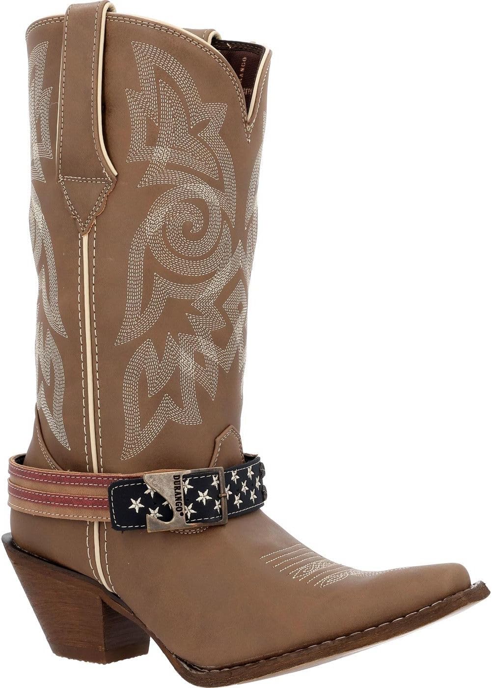 Crush by Durango Women's Flag Accessory Western Boot