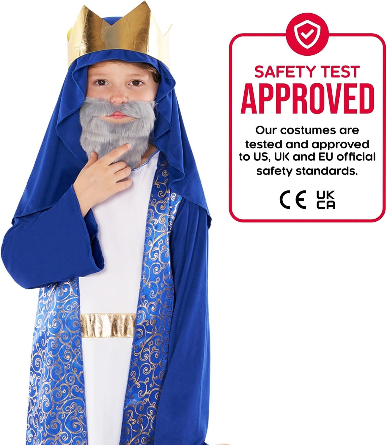 Morph Wiseman Costume Kids, Boys Shepherd Costume, Saint Outfit, Catholic Saints Costumes, Nativity Costumes For Kids