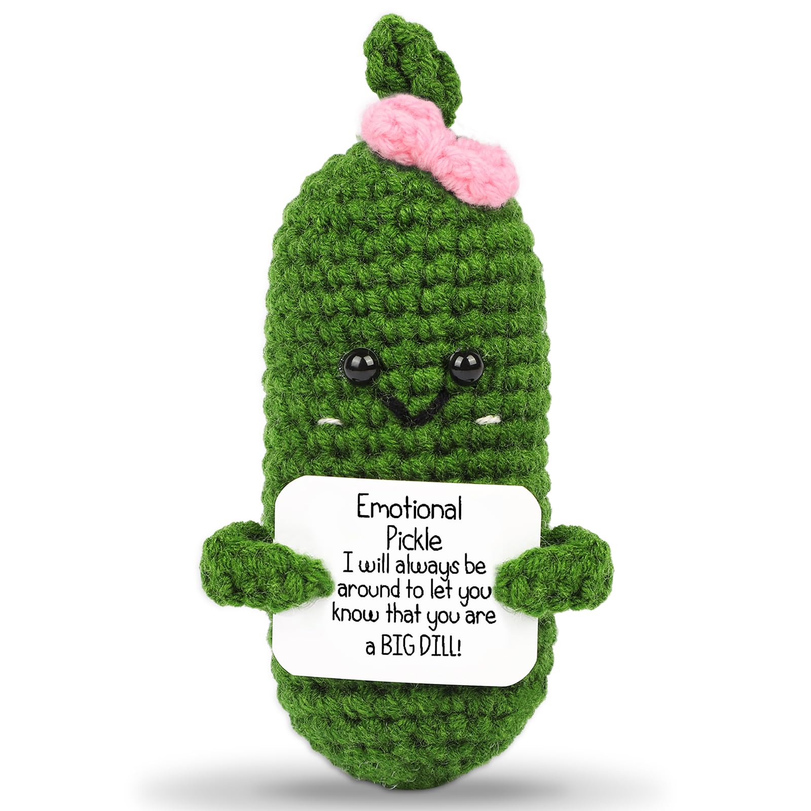 Hoedia Emotional Pickle Small Christmas Birthday Gift for Women Men Her Him