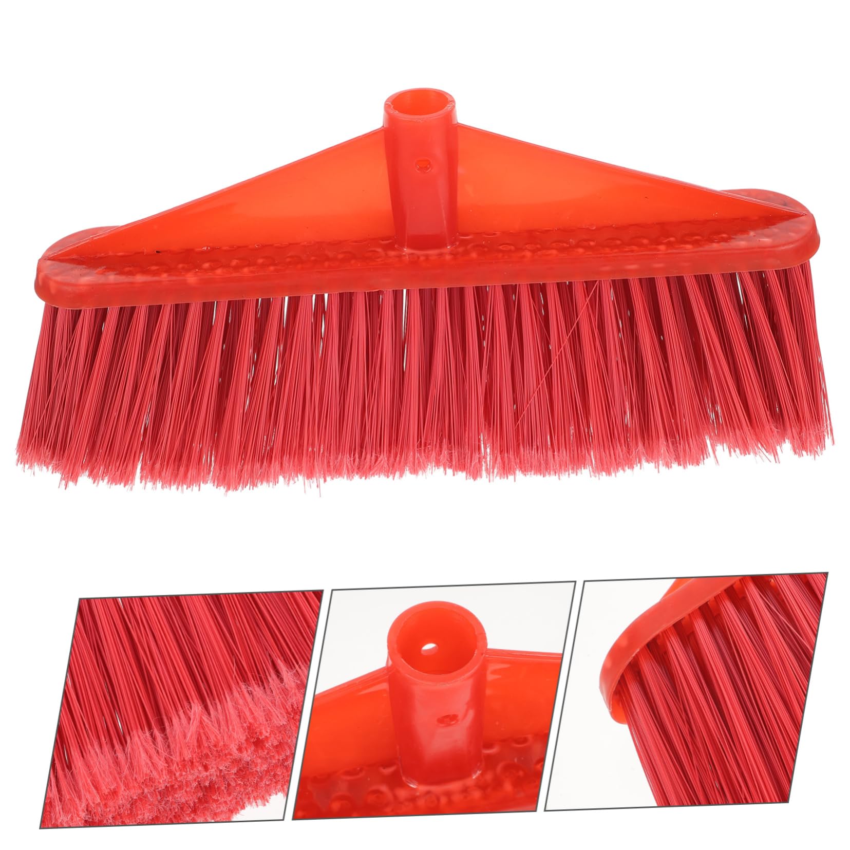 Cabezal de Escoba de Plástico Reutilizable, Accesorio de Repuesto para Escoba de Cocina, Diseño Compacto, Material Plástico Resistente, para Limpieza Doméstica, Reemplazo