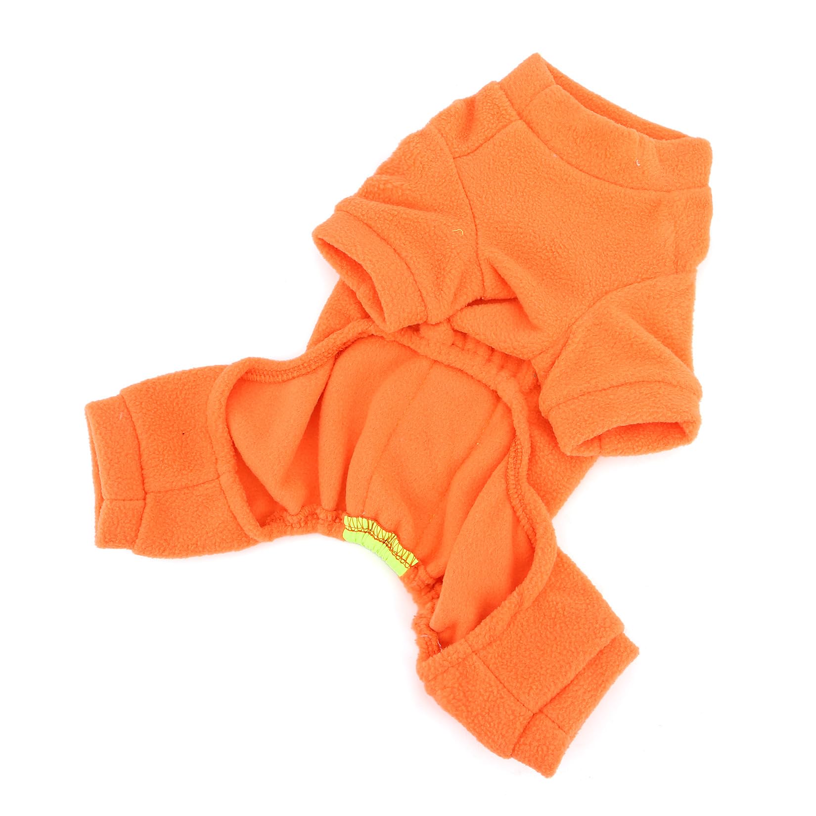 Pijamas de forro polar para perros pequeños, mono de cachorro con anillo en D y letra impresa, suave jersey de cuatro patas, ropa acogedora de invierno y otoño, ropa de dormir para mascotas, ropa para