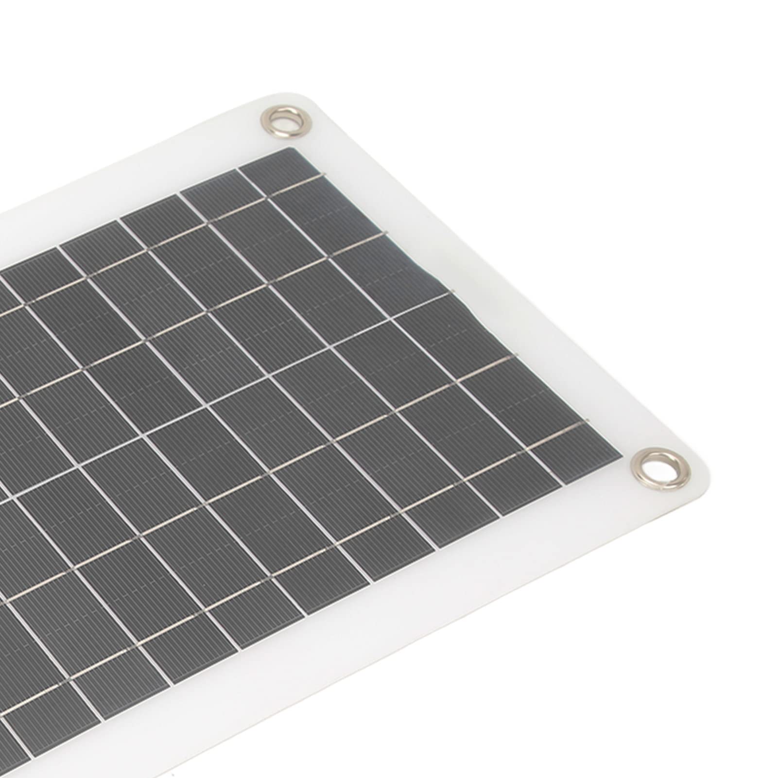 Kit Solare 12 V, Pannello Fotovoltaico in Polisilicio da 30 W con Regolatore 10 A e Inverter 220 W, Caricabatterie per Barca, Camper e Sistemi Elettrici Fuori Rete