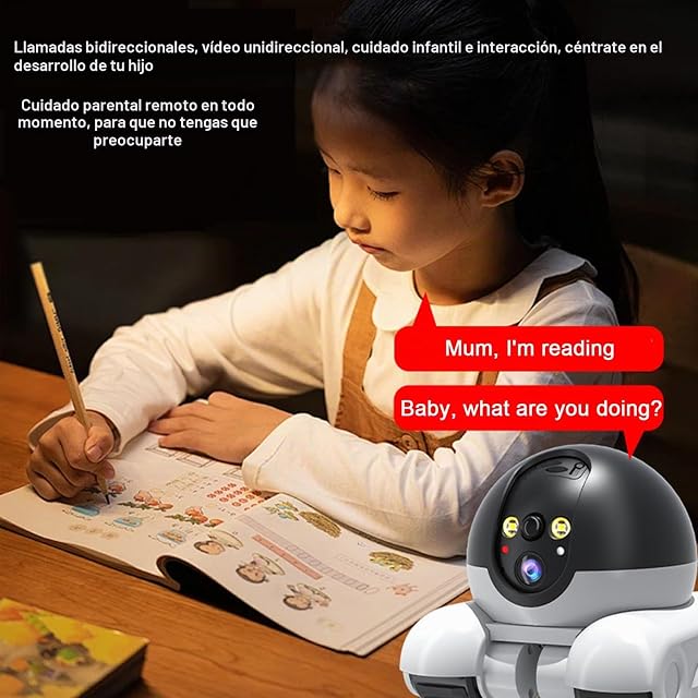 Foto 4 de 8 de blinky robot,pet camera,robot camera on wheels,Rolling Robot Camera with Talk,Blinkybot Camera,360° Cameras…