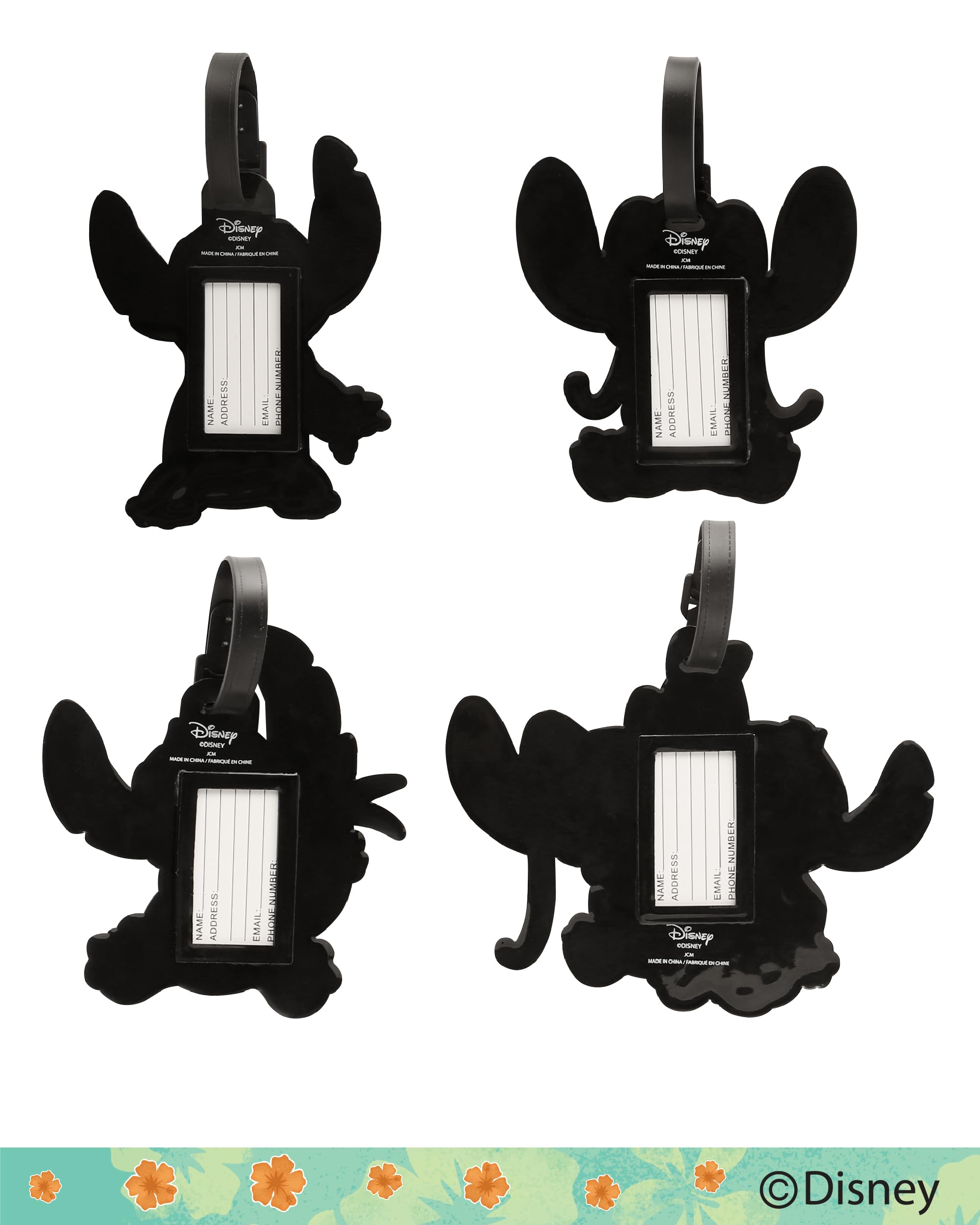 Amazon.co.jp: Lilo and Stitch ラゲッジタグ 4パック 公式