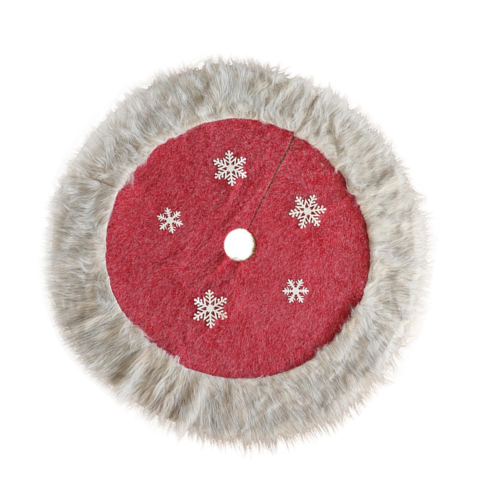 Jupe de sapin de Noël en tissu premium pour décoration raffinée
