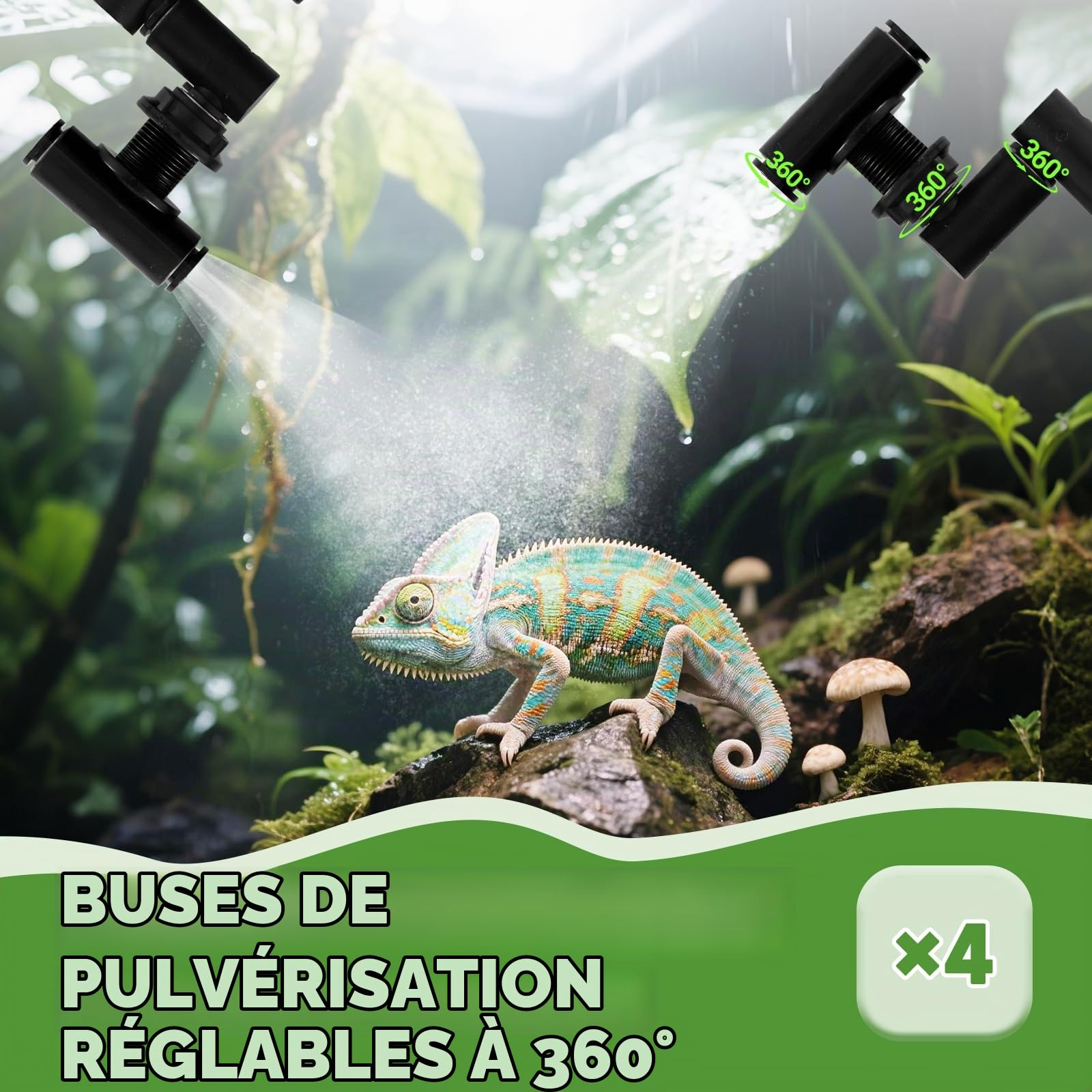 BAOSHISHAN Système de brumisation humidificateur pour Reptiles