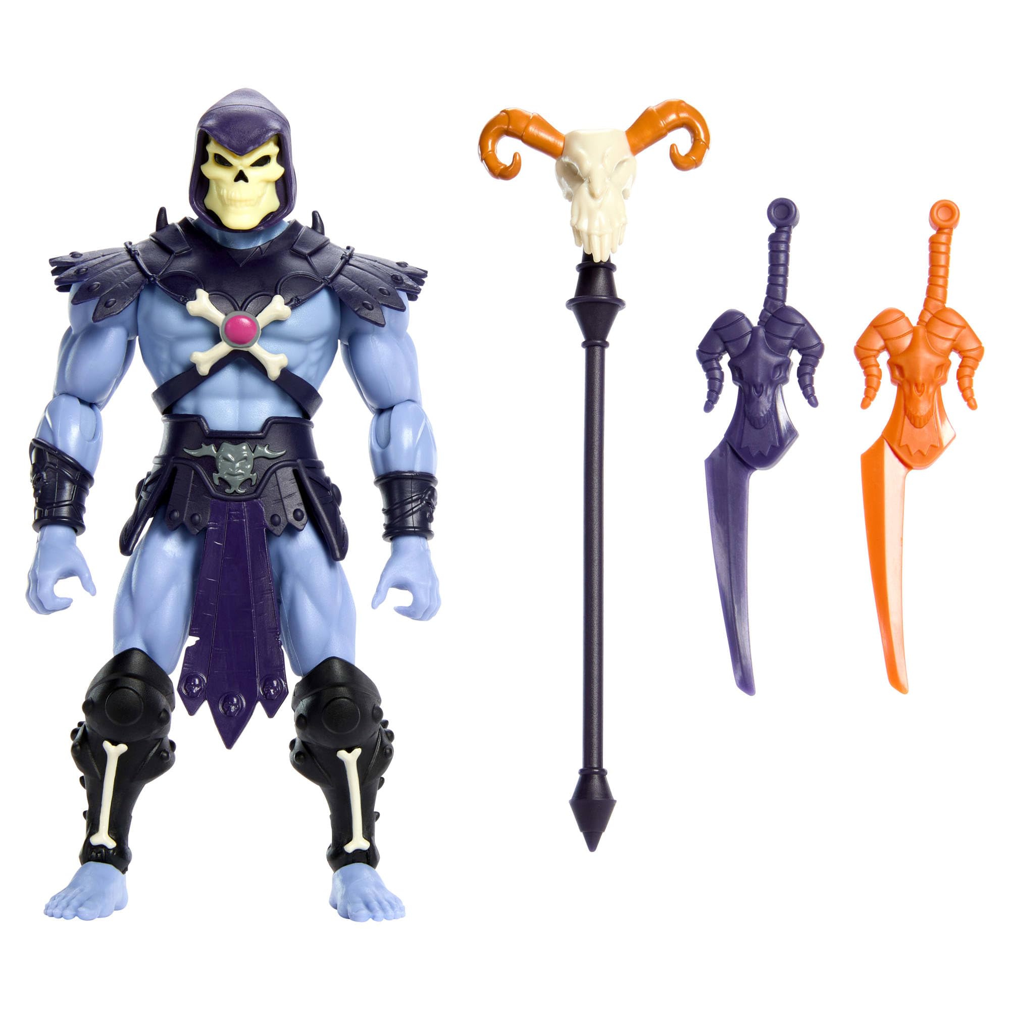Mattel Skeletor-Actionfigur aus der Cartoon-Kollektion, ca. 14 cm, 200X-Edition